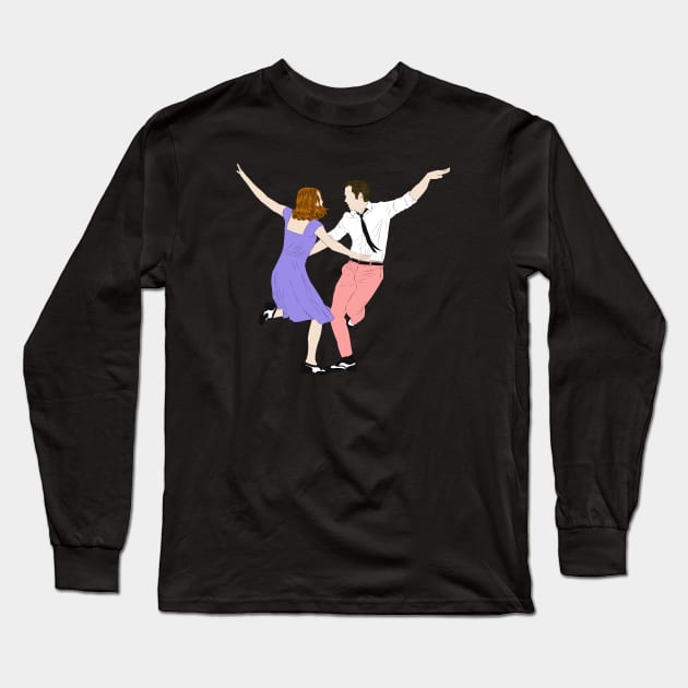 Mia and Sebastian - La La Land Long Sleeve T-Shirt by LiLian-Kaff